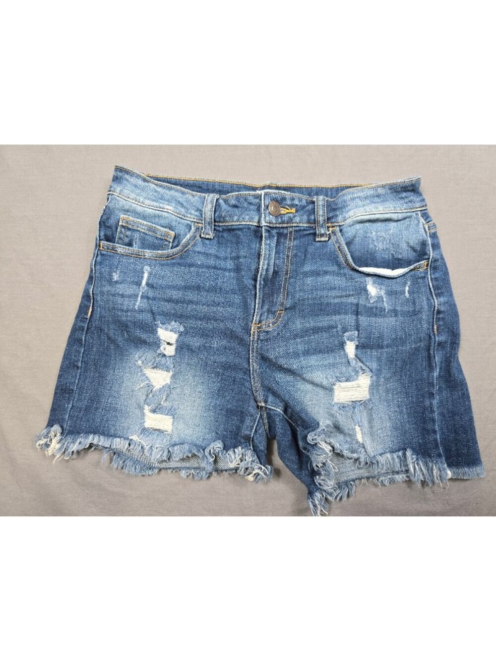 Cello Shorts Distressed Denim Size S Frayed Hem Womens